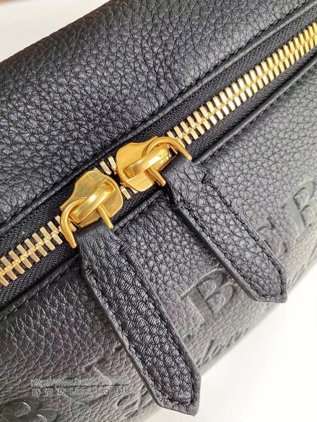 Burberry專櫃新款腰包 巴寶莉全皮壓麥標誌性字母logo中性款腰包  db1209